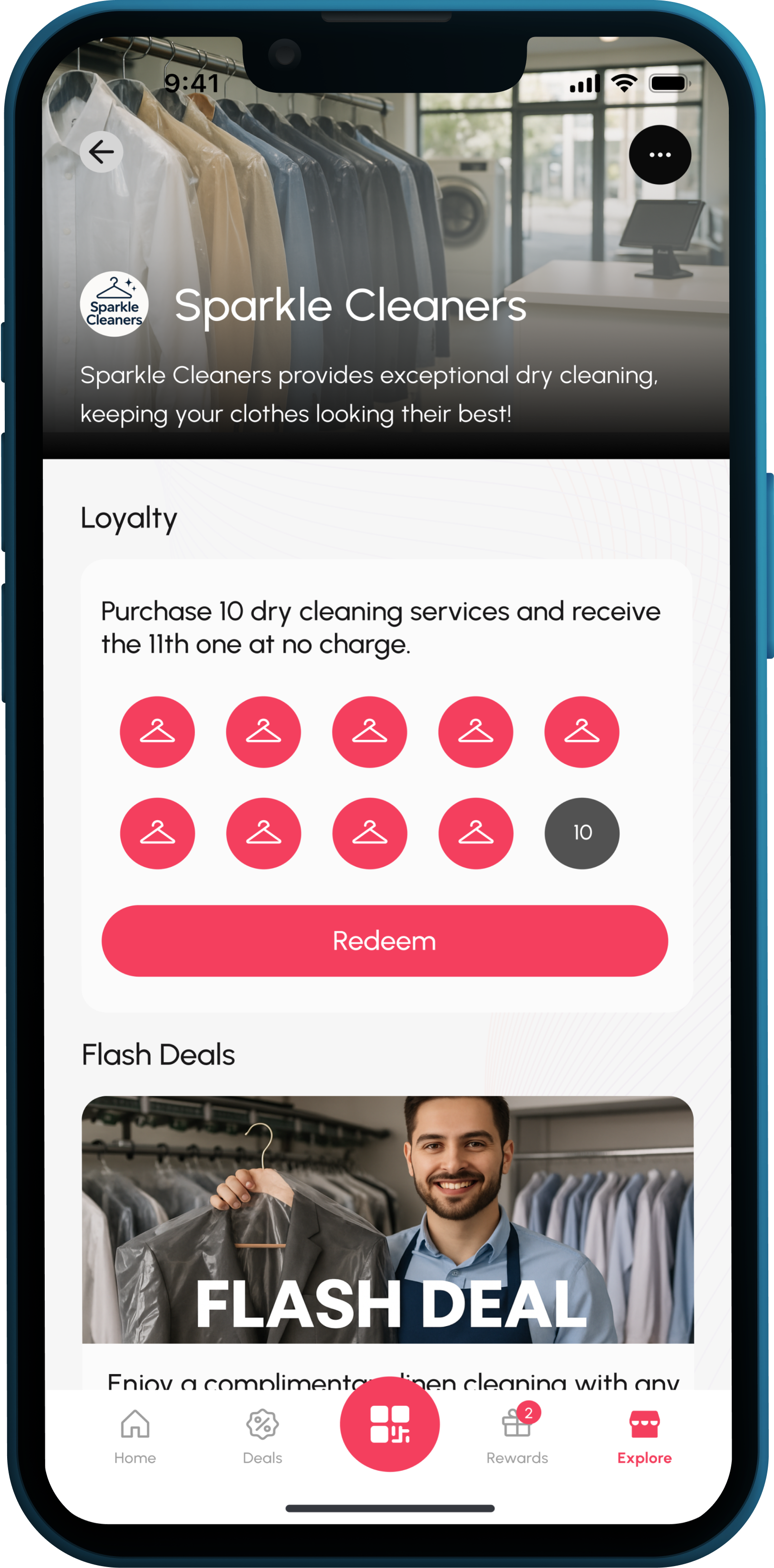 Dry Cleaners analytics dashboard